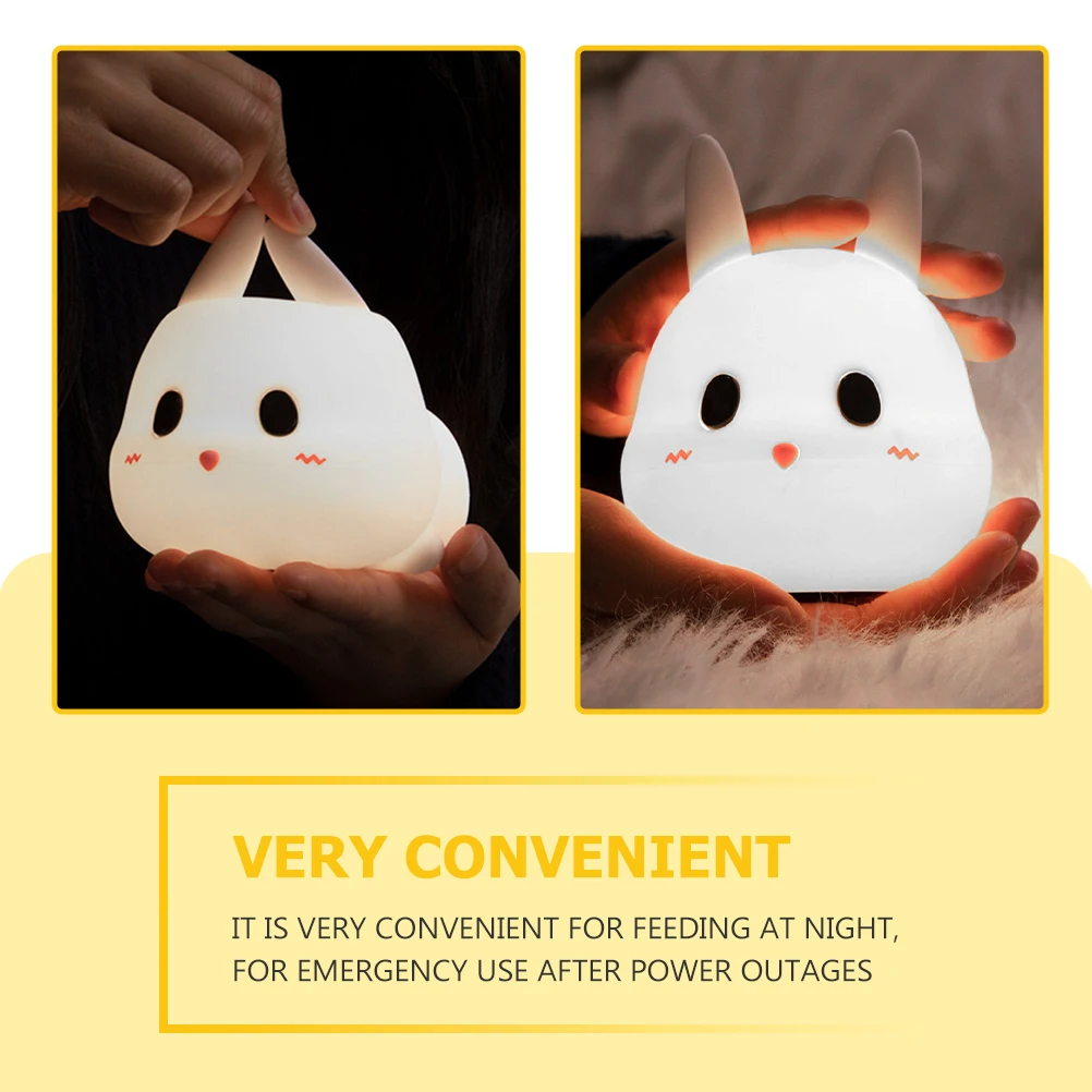1pc Silicone Bunny Night Rechargeable Rabbit Shape Lamp Cute Bedtime Light For Kids Bedroom Home Decoration Adorable Small Night
1pc Silicone Bunny Night Rechargeable Rabbit Shape Lamp Cute Bedtime Light For Kids Bedroom Home Decoration Adorable Small Night