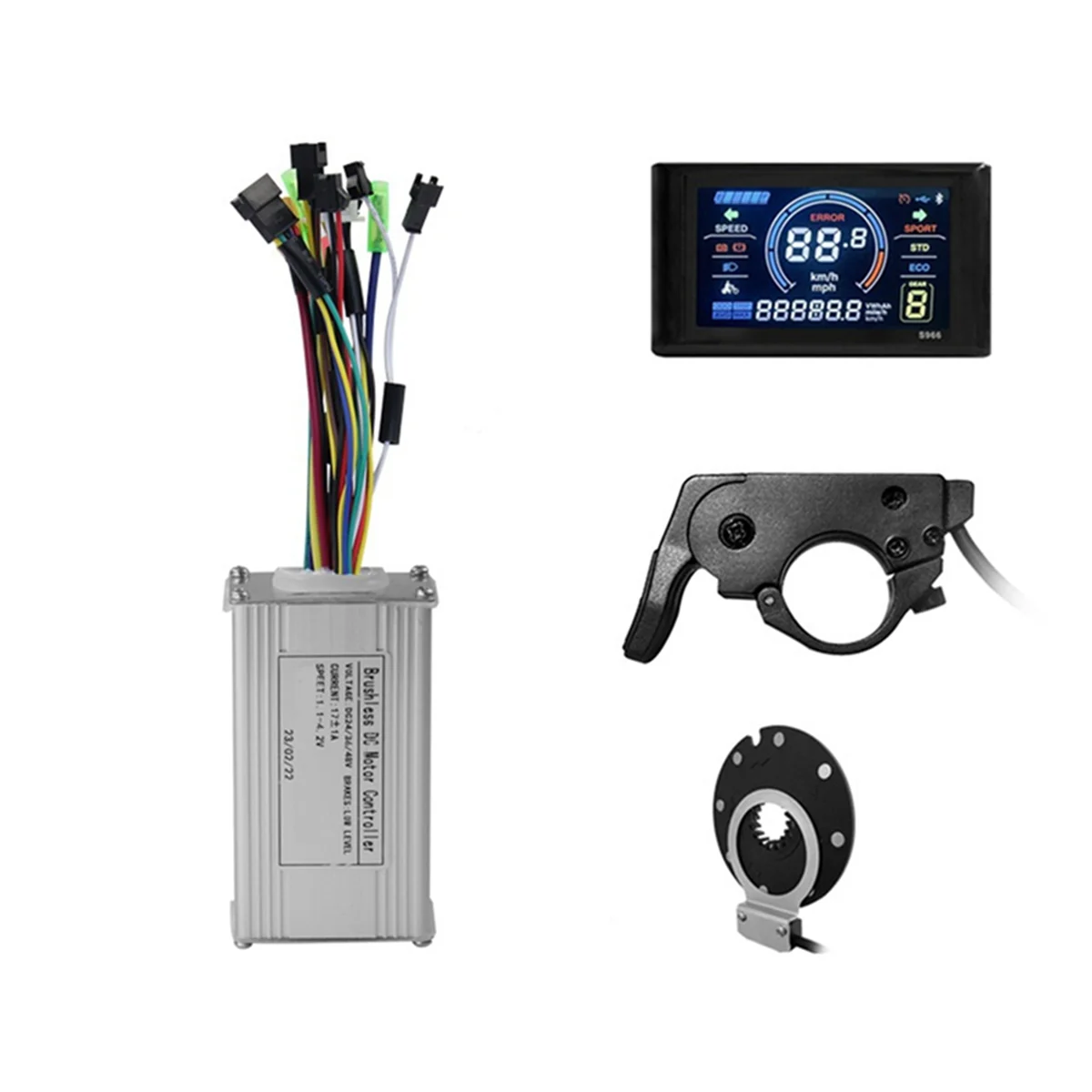 Lithium Battery Modification Accessories S966 Color Screen Instrument 17A 3-Mode Sine Wave Controller Set
Lithium Battery Modification Accessories S966 Color Screen Instrument 17A 3-Mode Sine Wave Controller Set