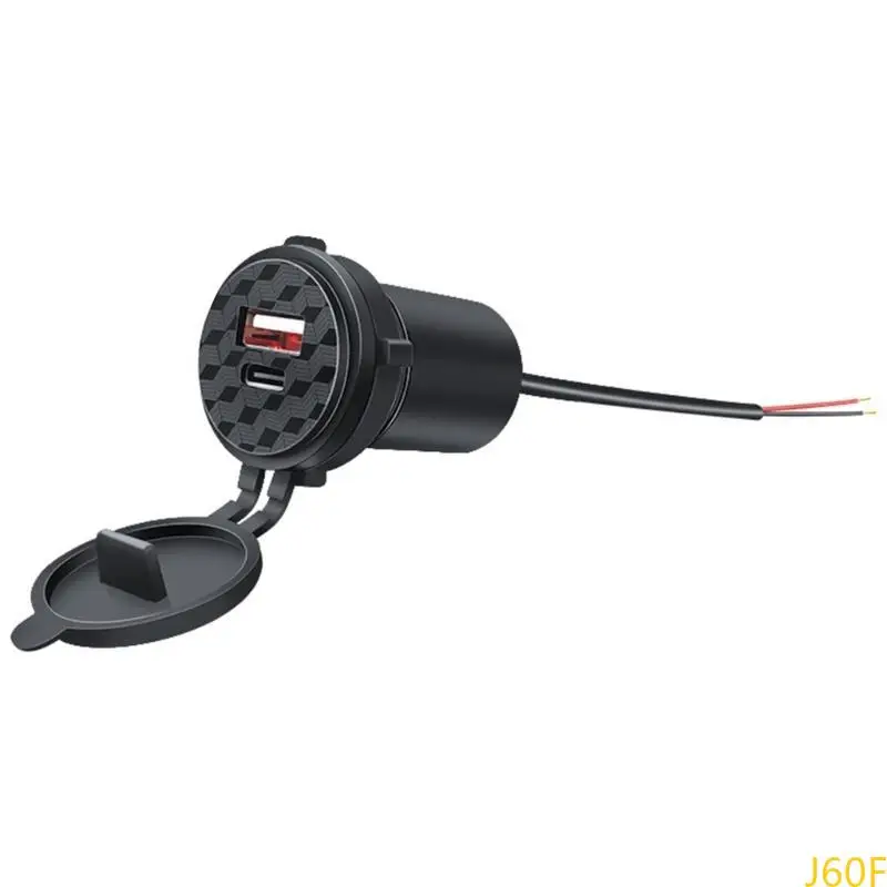 J60F Upgrades Outdoor Ready USB PD Motorcycle Chargers Dustproof & Waterproof Fast Chargers Motorbike Electronic Accessory
J60F Upgrades Outdoor Ready USB PD Motorcycle Chargers Dustproof & Waterproof Fast Chargers Motorbike Electronic Accessory