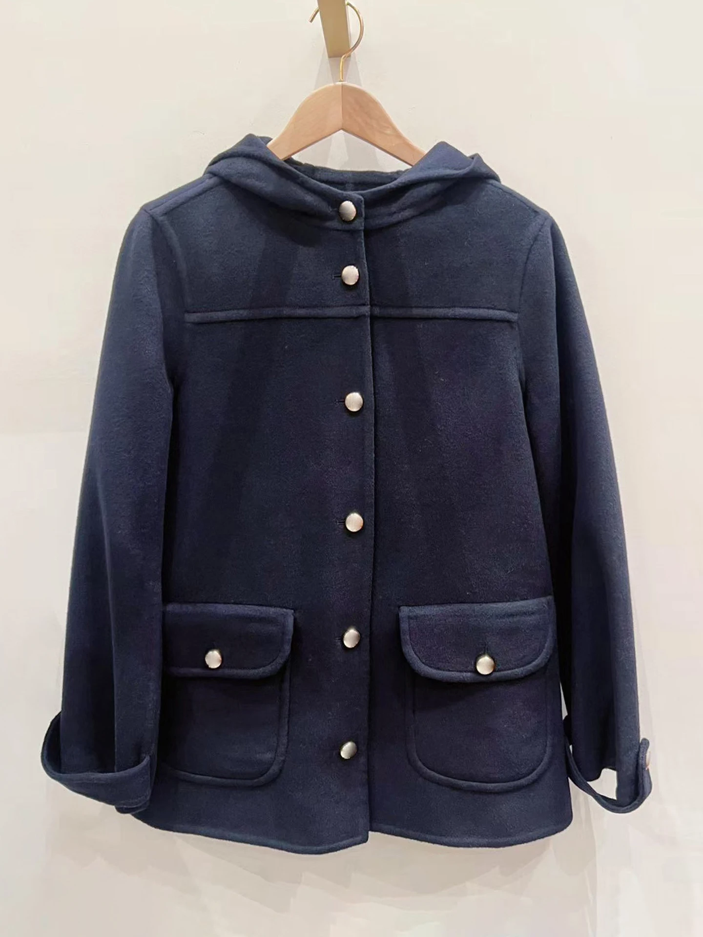 M Home Southern Oil High End Women's Autumn Winter Open Cardigan Woolen Coat Loose Fit Hooded Outerwear Ele Simple Sle
M Home Southern Oil High End Women's Autumn Winter Open Cardigan Woolen Coat Loose Fit Hooded Outerwear Ele Simple Sle