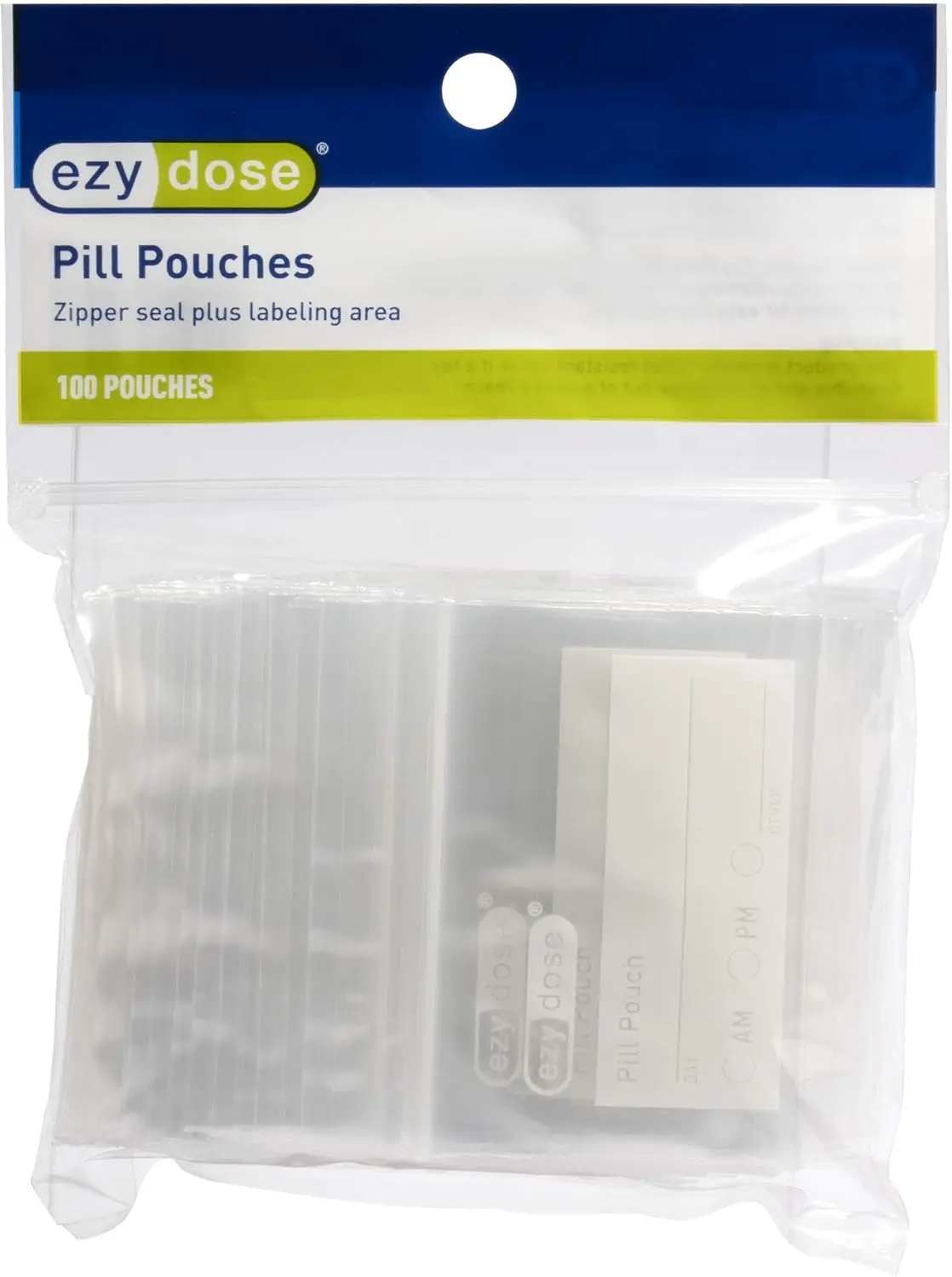 Reusable Pill Organizer Pouches, 100 Pack, Zippered, Travel Size, BPA Free, Write-On Labels
Reusable Pill Organizer Pouches, 100 Pack, Zippered, Travel Size, BPA Free, Write-On Labels