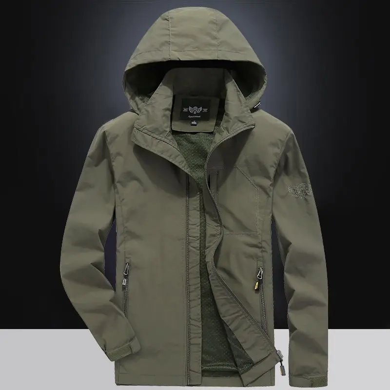 Spring Autumn Thin 2022 Zipper Cardigan Sports Military Jacket Outdoor Man's Coat Casual Windproof Waterproof Jacket Men's Coat
Spring Autumn Thin 2022 Zipper Cardigan Sports Military Jacket Outdoor Man's Coat Casual Windproof Waterproof Jacket Men's Coat