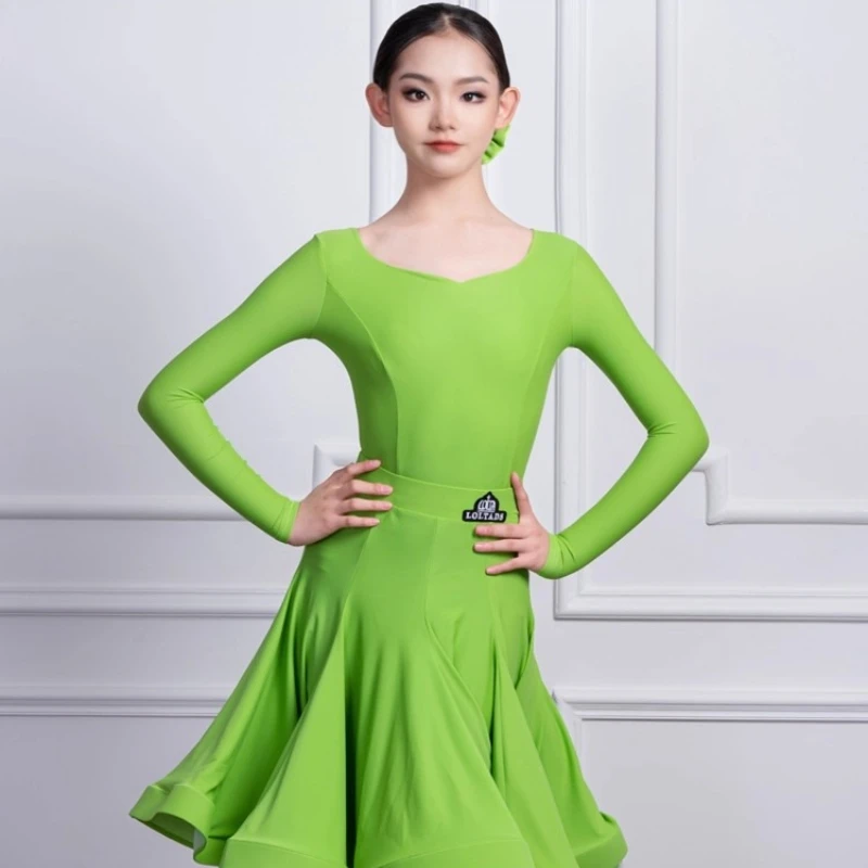 Professional Competition Costume for Female Children's Latin Dance - Big Skirt Dance Competition Outfit
Professional Competition Costume for Female Children's Latin Dance - Big Skirt Dance Competition Outfit