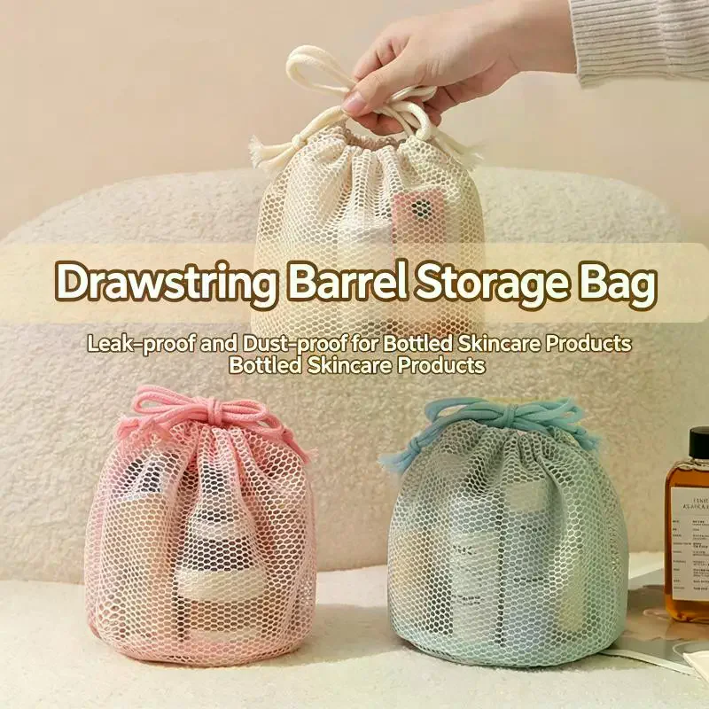 Travel Toiletry Bag - Large Capacity Mesh Fabric Breathable Storage Bag For Miscellaneous Items - Visible Makeup Bag - Drawstrin
Travel Toiletry Bag - Large Capacity Mesh Fabric Breathable Storage Bag For Miscellaneous Items - Visible Makeup Bag - Drawstrin