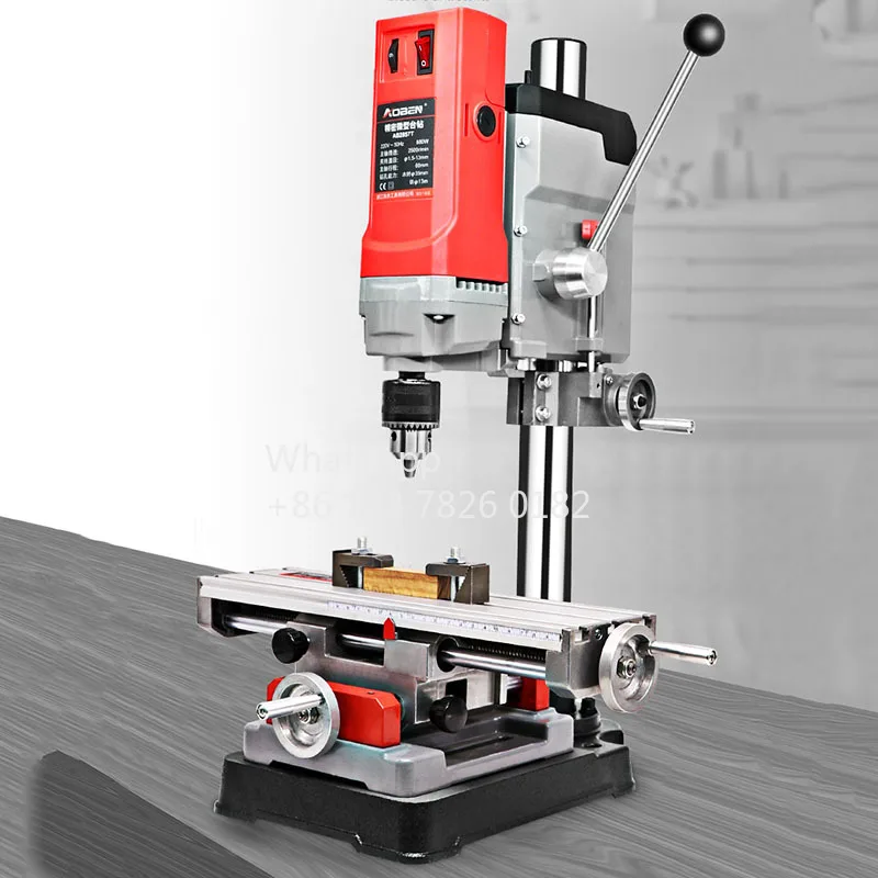 Bench Drill Small 220V Multi-Function Workbench Drilling Machine Drilling Machine Miniature Variable Speed Table Swivel Bracket
Bench Drill Small 220V Multi-Function Workbench Drilling Machine Drilling Machine Miniature Variable Speed Table Swivel Bracket