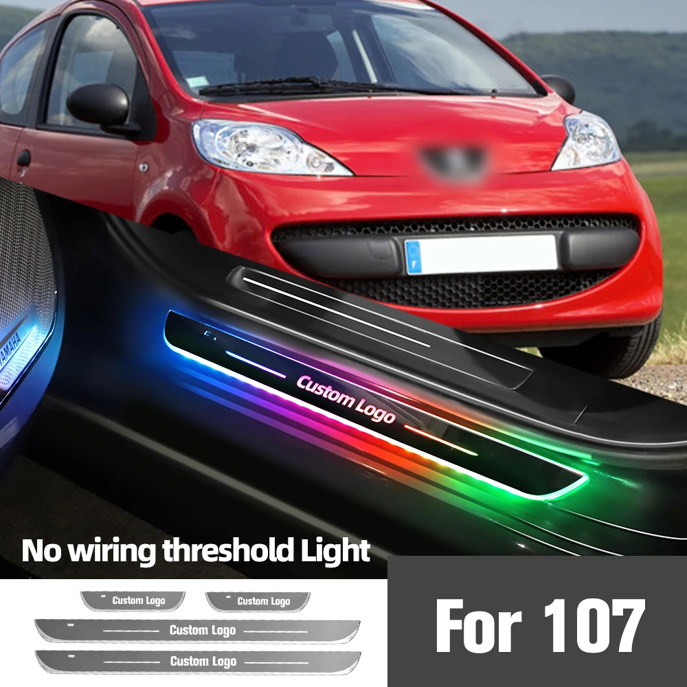 Для Peugeot 107 108 2005-2021 2015 2016 Φ Автомобильный логотип на заказ подсветка порога двери приветственный порог фотоаксессуары
Для Peugeot 107 108 2005-2021 2015 2016 Φ Автомобильный логотип на заказ подсветка порога двери приветственный порог фотоаксессуары