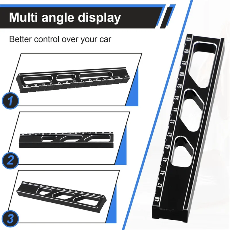 DELAM-RC Car Measuring Tool RC Car Ride Height Gauge Measurement Universal Practical RC Chassis Droop Gauge For 1/10 Rc Car
DELAM-RC Car Measuring Tool RC Car Ride Height Gauge Measurement Universal Practical RC Chassis Droop Gauge For 1/10 Rc Car