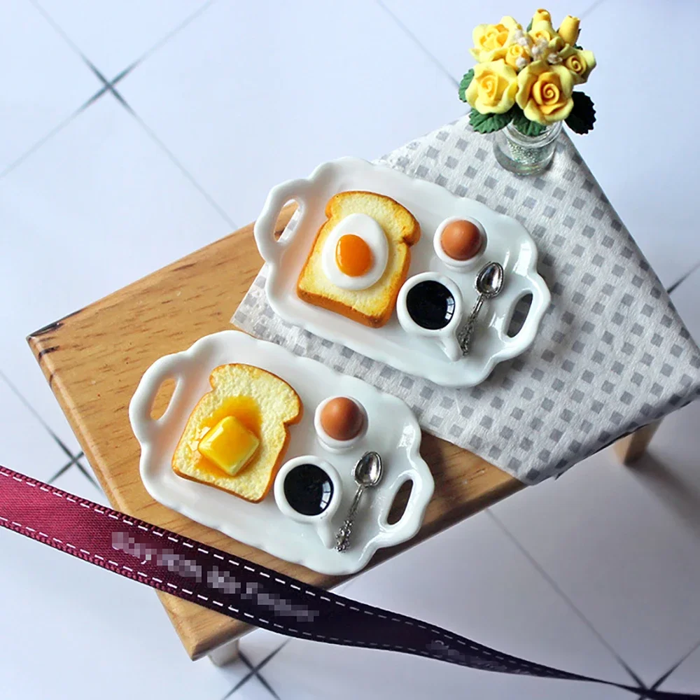1Pcs 1/12 Dollhouse Miniature Accessories Mini Breakfast Burger Egg Coffee Plate Food Model Doll House Decoration
1Pcs 1/12 Dollhouse Miniature Accessories Mini Breakfast Burger Egg Coffee Plate Food Model Doll House Decoration