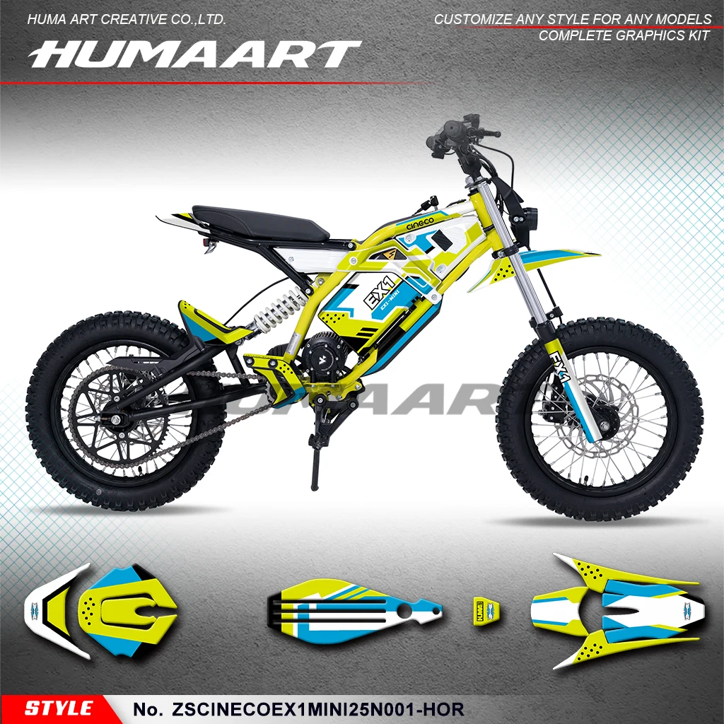 HUMAART Custom Graphics Decal Kit Stickers Complete for CINECO EX1-MINI Vinyl Wrap Design, Rebuild Kit
HUMAART Custom Graphics Decal Kit Stickers Complete for CINECO EX1-MINI Vinyl Wrap Design, Rebuild Kit