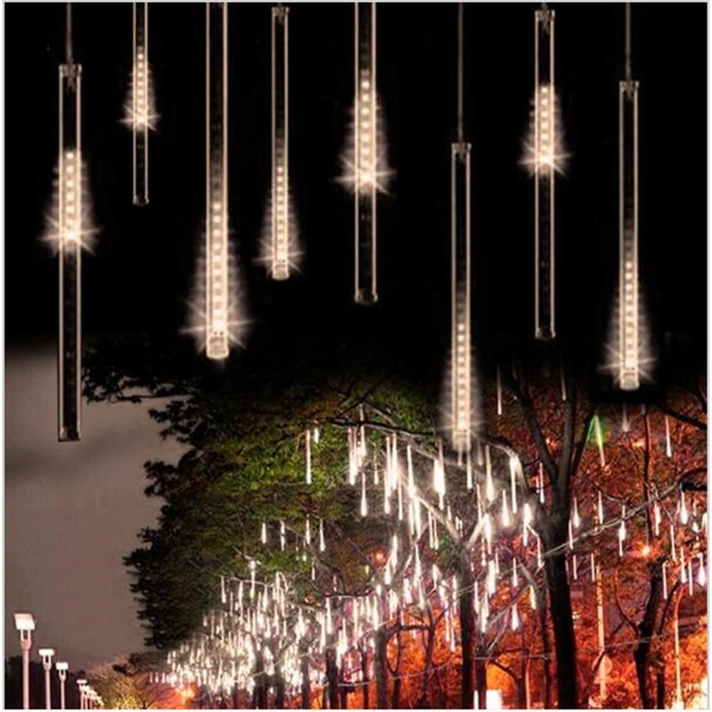 50CM 240LED Meteor Shower Rain Tube LED Christmas Light Wedding Party Garden Xmas String Outdoor Holiday Lighting 100-240V
50CM 240LED Meteor Shower Rain Tube LED Christmas Light Wedding Party Garden Xmas String Outdoor Holiday Lighting 100-240V