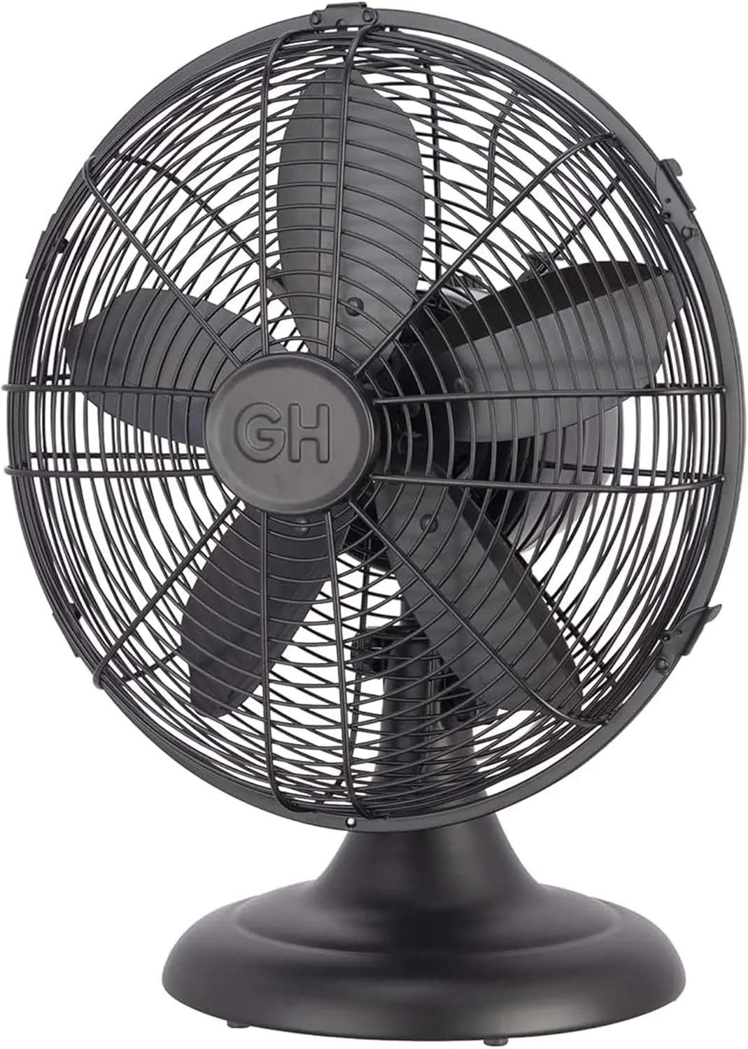 All-Metal 12" Retro Desk Fan with Wide Oscillation, 3 Speeds & Carrying Handle, Matte Black
All-Metal 12" Retro Desk Fan with Wide Oscillation, 3 Speeds & Carrying Handle, Matte Black