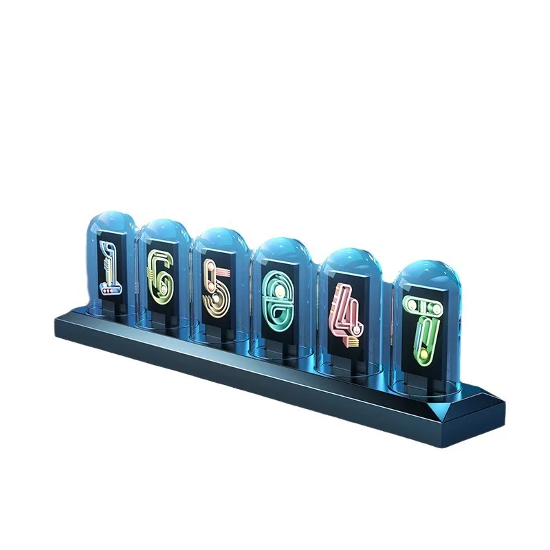 Ipstube Glow Tube Clock Computer RGB Desktop Clock Ornament Destiny Stone Gate Cyberpunk
Ipstube Glow Tube Clock Computer RGB Desktop Clock Ornament Destiny Stone Gate Cyberpunk