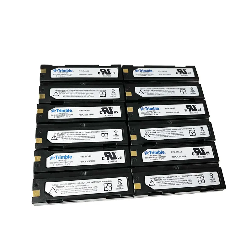 6pcs 3400mAh 7.4V Trimble 54344 Battery for Trimble RTK Battery 5700 5800 MT1000 R7 R8 surveying instruments
6pcs 3400mAh 7.4V Trimble 54344 Battery for Trimble RTK Battery 5700 5800 MT1000 R7 R8 surveying instruments