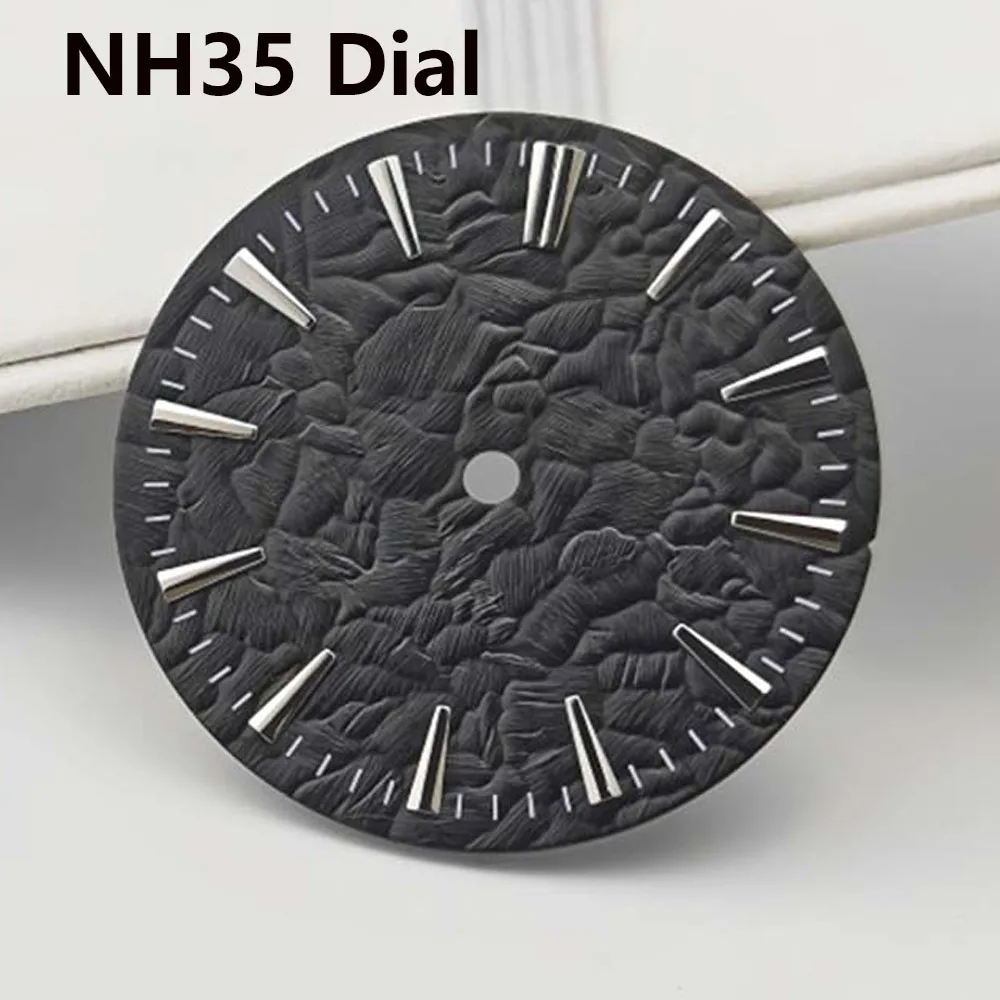 NH35 Dial 28.5mm Without Luminous Watch Dial for NH35/NH36 Movement No Calendar 3D Nails Watch Faces Modified Accessories
NH35 Dial 28.5mm Without Luminous Watch Dial for NH35/NH36 Movement No Calendar 3D Nails Watch Faces Modified Accessories