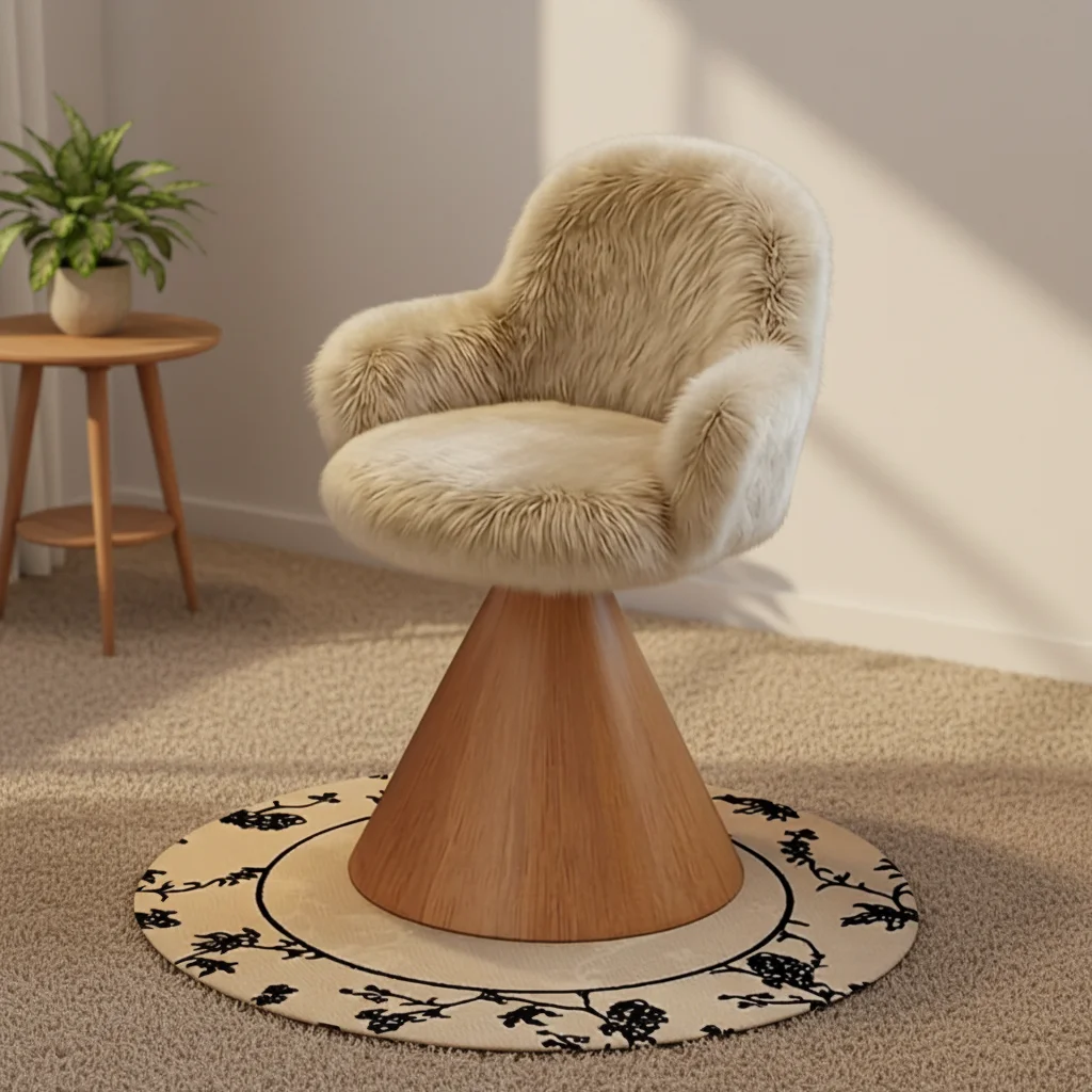 Luxury Metal Rotatable Makeup Chair Iron Legs for Bedroom Cloakroom Modern Dressing Room Light Luxury Style High-End Minimalist
Luxury Metal Rotatable Makeup Chair Iron Legs for Bedroom Cloakroom Modern Dressing Room Light Luxury Style High-End Minimalist