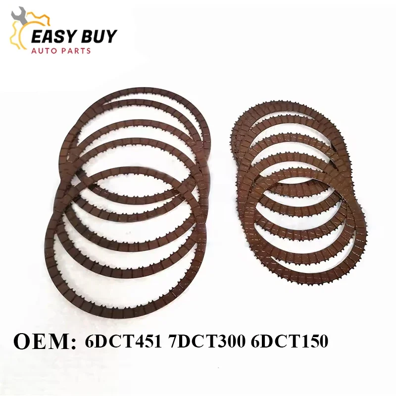 6DCT451 6DCT150 7DCT300 Auto Transmission Clutch Plates Friction Kit For Ford Volvo Great Wall Car Accessories B209880B-YC
6DCT451 6DCT150 7DCT300 Auto Transmission Clutch Plates Friction Kit For Ford Volvo Great Wall Car Accessories B209880B-YC