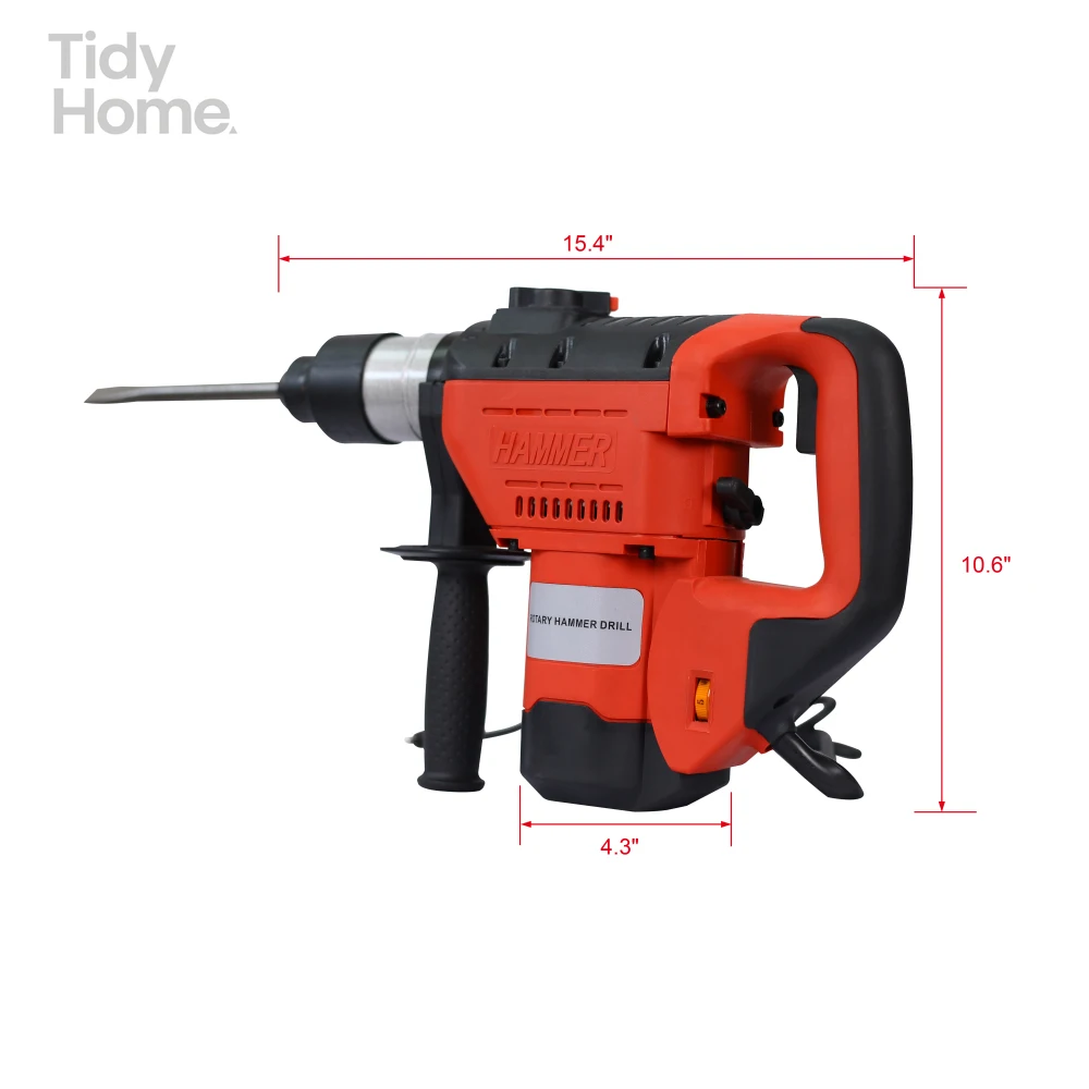 Rotary Hammer 1100W(Red+Black),1-1/2"SDS Plus Rotary Hammer Drill 3 Functions,Protective device,humanized design rotating hammer
Rotary Hammer 1100W(Red+Black),1-1/2"SDS Plus Rotary Hammer Drill 3 Functions,Protective device,humanized design rotating hammer