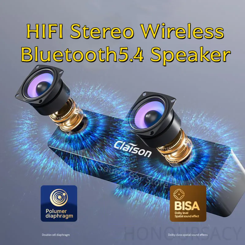 Настольный проводной сабвуфер HIFI, стерео, беспроводной Bluetooth 5.4, колонка для домашнего компьютера, высококачественный саундбар с RGB-подсветкой и громким звуком
Настольный проводной сабвуфер HIFI, стерео, беспроводной Bluetooth 5.4, колонка для домашнего компьютера, высококачественный саундбар с RGB-подсветкой и громким звуком