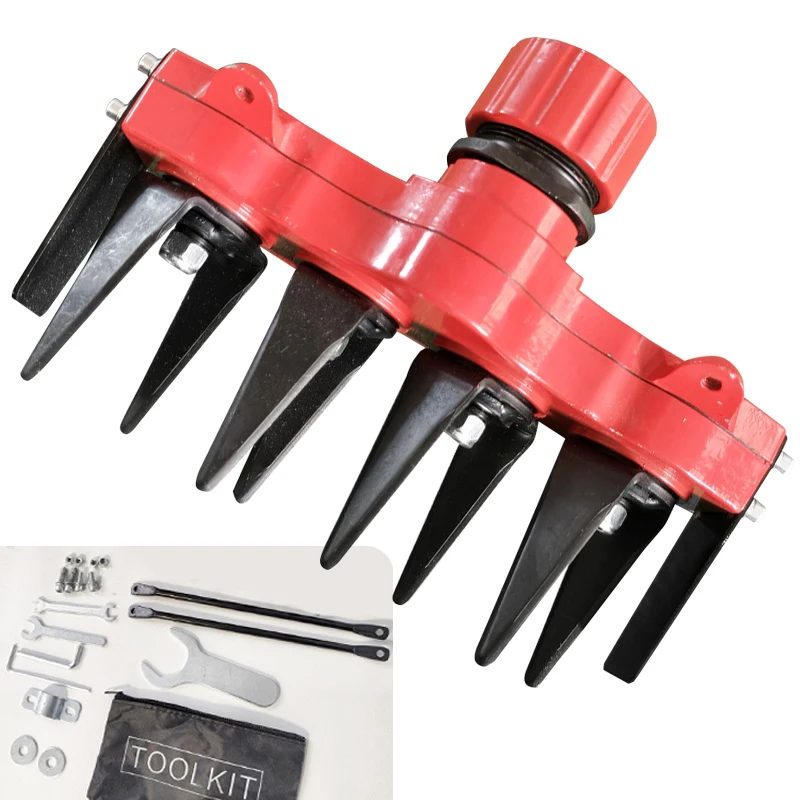 Gardening Farm Heavey Weeding Head Grass Remover Tool Attachment Universal Weeder Accessories Weeding Wheel
Gardening Farm Heavey Weeding Head Grass Remover Tool Attachment Universal Weeder Accessories Weeding Wheel