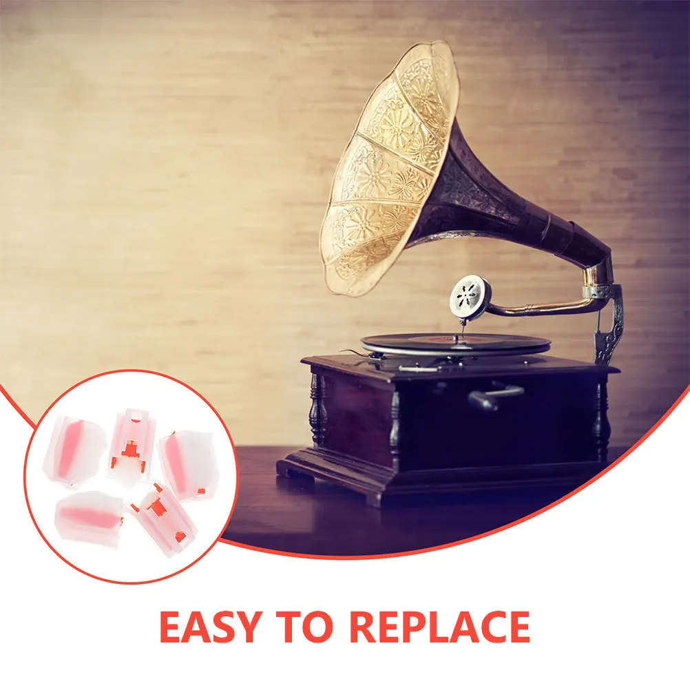 8Pcs Record Player Needle Replacement Red Stylus Durable Wear Resistant Suitable for Various Music Types Stylus Needle
8Pcs Record Player Needle Replacement Red Stylus Durable Wear Resistant Suitable for Various Music Types Stylus Needle
