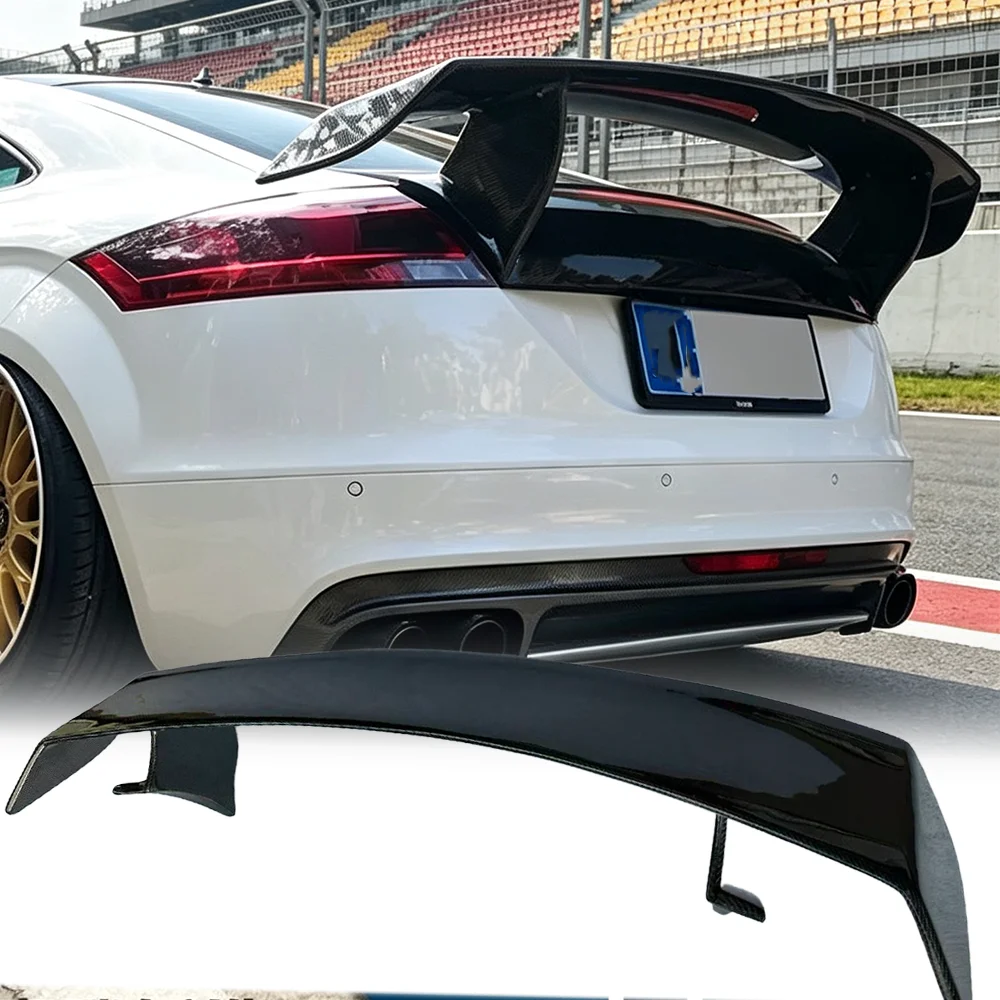 For Audi MK2 pure carbon fiber trunk modified rear wing compression wing TT TTS car accessories 2012-2014 ROWEN model rear wing
For Audi MK2 pure carbon fiber trunk modified rear wing compression wing TT TTS car accessories 2012-2014 ROWEN model rear wing