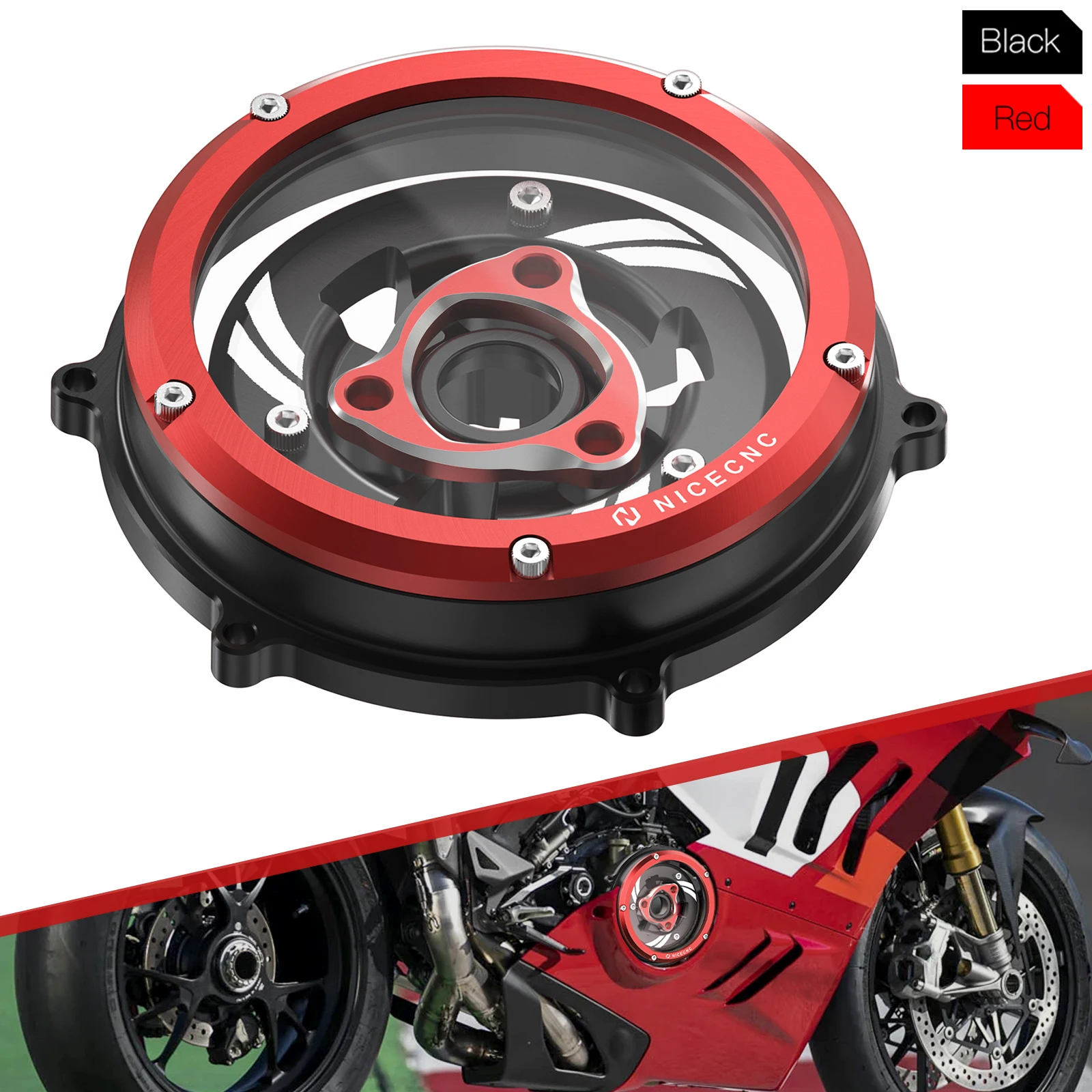 Motorcycle Transparent Engine Clutch Cover for Ducati Panigale V4 Panigale V4S V4 S 2018 2019 2020 2021 2022 2023 2024
Motorcycle Transparent Engine Clutch Cover for Ducati Panigale V4 Panigale V4S V4 S 2018 2019 2020 2021 2022 2023 2024