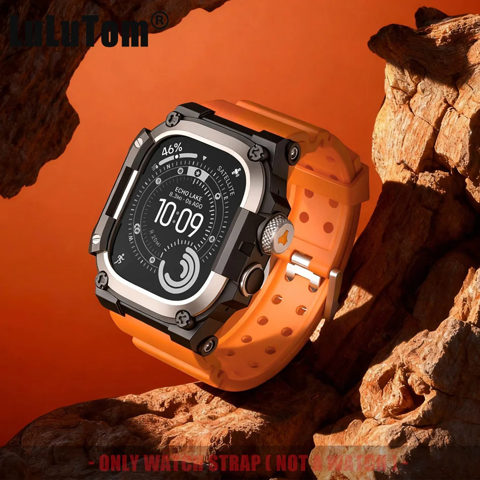 Силиконовый ремешок для Apple Watch Ultra 3 2 1 49 мм, роскошный спортивный ремешок 2-в-1 с защитным чехлом, браслет для iWatch Series Ultra 49 мм
Силиконовый ремешок для Apple Watch Ultra 3 2 1 49 мм, роскошный спортивный ремешок 2-в-1 с защитным чехлом, браслет для iWatch Series Ultra 49 мм