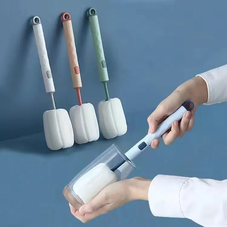 Portable Long Handle Brushes Detachable Baby Bottle Brush Milk Water Cup Cleaning Brush Home KitchenTool Sponge Scrubber Cepillo
Portable Long Handle Brushes Detachable Baby Bottle Brush Milk Water Cup Cleaning Brush Home KitchenTool Sponge Scrubber Cepillo