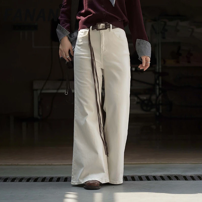 FANAN темпераментные бежевые джинсовые брюки для женщин с высокой талией, прямые узкие джинсы, офисные женские брюки, офисные женские туфли, осенние новые
FANAN темпераментные бежевые джинсовые брюки для женщин с высокой талией, прямые узкие джинсы, офисные женские брюки, офисные женские туфли, осенние новые