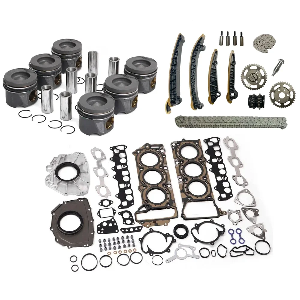 OM642 Diesel Engine Timing Chain Kit Piston Gasket Set for Mercedes-Benz 3.0L CLS350/E350/S350/ML350/GLE350d/GL350/GLS350/G350d
OM642 Diesel Engine Timing Chain Kit Piston Gasket Set for Mercedes-Benz 3.0L CLS350/E350/S350/ML350/GLE350d/GL350/GLS350/G350d