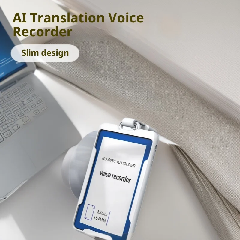 K3A AI Voice Recorder Badge HD NoiseReductionAudiotoTextTranslatorBluetoothAPPControlUltraThinPortableMeetingRecorderforBusiness
K3A AI Voice Recorder Badge HD NoiseReductionAudiotoTextTranslatorBluetoothAPPControlUltraThinPortableMeetingRecorderforBusiness