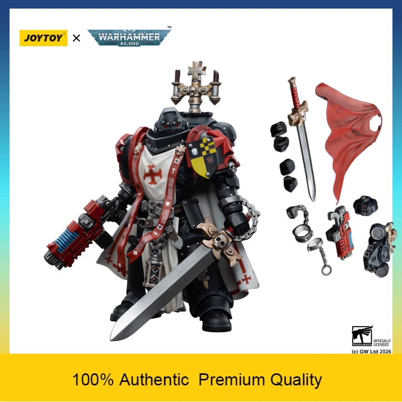 In Stock JOYTOY Warhammer 40K Black Templars Sword Brethren Brother Lombast 1/18 Action Figure Collectible Articulated Model
In Stock JOYTOY Warhammer 40K Black Templars Sword Brethren Brother Lombast 1/18 Action Figure Collectible Articulated Model