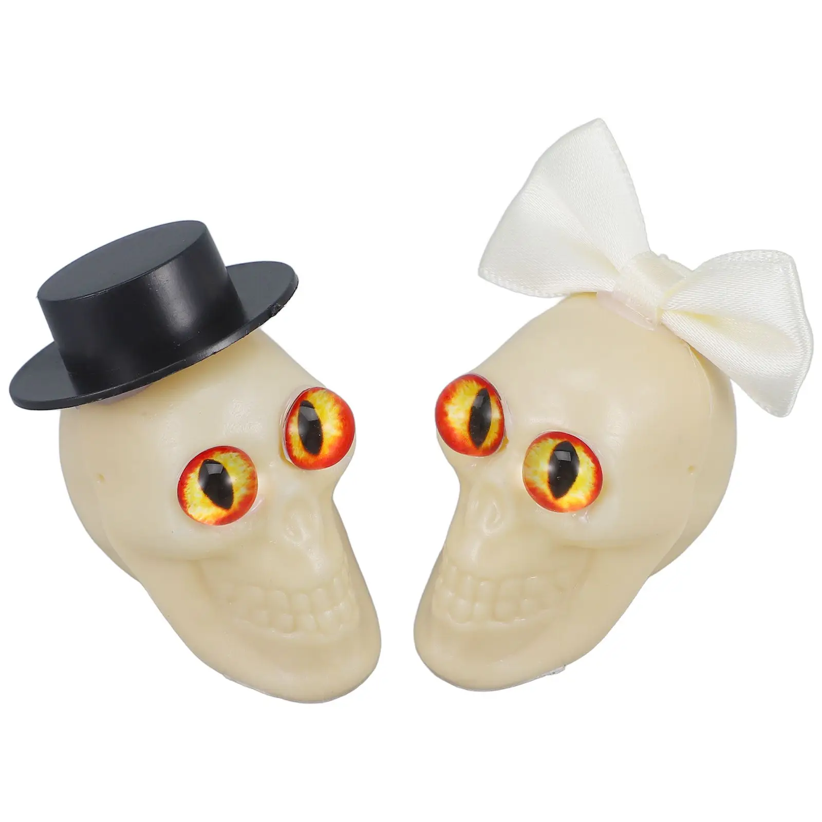 Bride Groom Skull Decor Realistic Model Halloween Party Supplies Scary Photo PropsHaunted House Layout Simulation Skull
Bride Groom Skull Decor Realistic Model Halloween Party Supplies Scary Photo PropsHaunted House Layout Simulation Skull