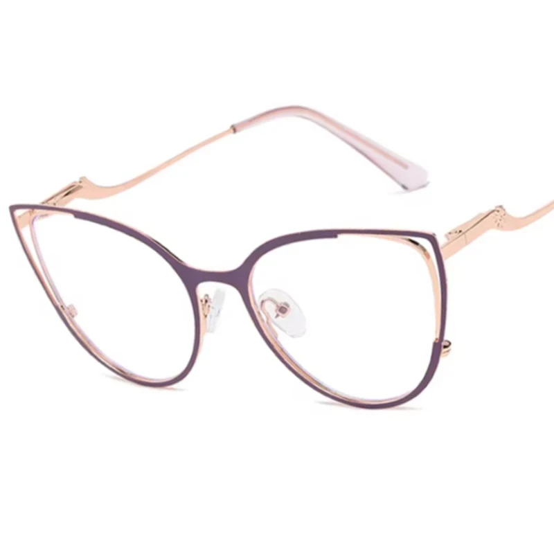 53150 Luxury Ladies Cat Eye Glasses Frame Anti-Blue Light Metal White Frame Brand Design Spring Leg Computer Eyeglasses
53150 Luxury Ladies Cat Eye Glasses Frame Anti-Blue Light Metal White Frame Brand Design Spring Leg Computer Eyeglasses