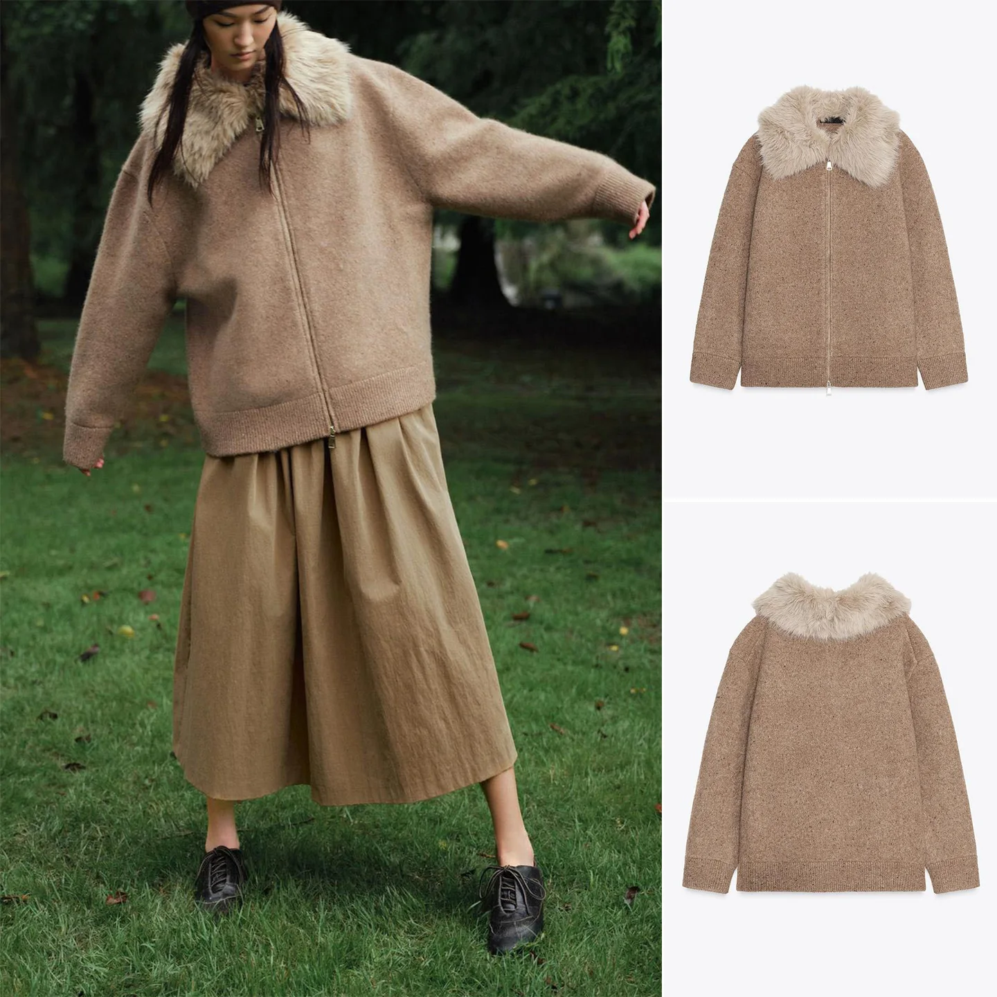 Fall New Women's Long Sve Faux Fur Effect Jaet Collar Coat Casual Sle Loose Fit ort Length Zipper Closure Polyester ...
Fall New Women's Long Sve Faux Fur Effect Jaet Collar Coat Casual Sle Loose Fit ort Length Zipper Closure Polyester ...