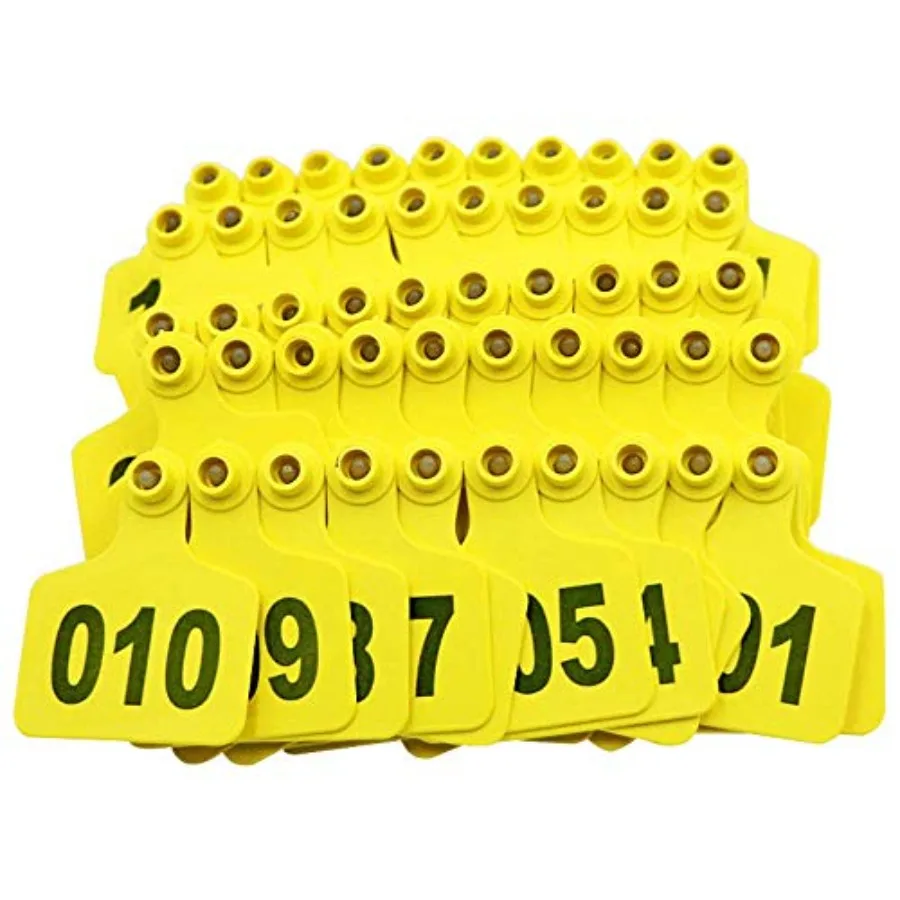 【Spot goods】Cattle Ear Tags Large Plastic Livestock Ear Tag for Sheep Cattle Calf Hog with Number 001-100/101-200/201-300 Anima
【Spot goods】Cattle Ear Tags Large Plastic Livestock Ear Tag for Sheep Cattle Calf Hog with Number 001-100/101-200/201-300 Anima