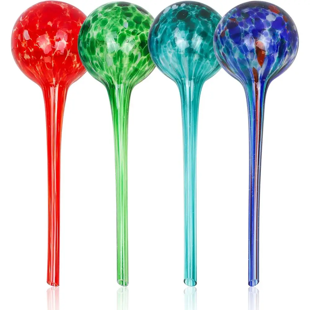 4-Pack Extra Large Watering Globes - Automatic Plant Watering System - Holds 380-400ml, Waters Plants Up to 2 Weeks (Set of 4 Ex
4-Pack Extra Large Watering Globes - Automatic Plant Watering System - Holds 380-400ml, Waters Plants Up to 2 Weeks (Set of 4 Ex