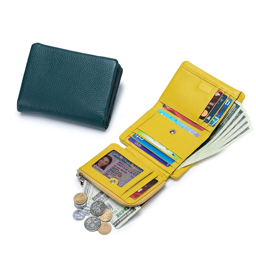 Brand Genuine Cow Leather Women Wallet Trifold Clutch Bag Luxury Design ID Card Holder Coin Purse for Ladies Short Purse Wallet
Brand Genuine Cow Leather Women Wallet Trifold Clutch Bag Luxury Design ID Card Holder Coin Purse for Ladies Short Purse Wallet