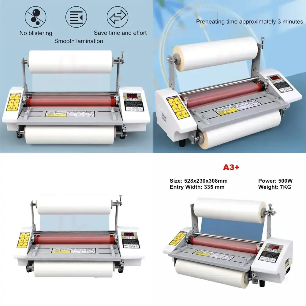 12/Customizable wholesale Cold Hot Laminator A3 A2 Paper Laminating Rolling Machine English Version with A4 Paper Cutter for
12/Customizable wholesale Cold Hot Laminator A3 A2 Paper Laminating Rolling Machine English Version with A4 Paper Cutter for