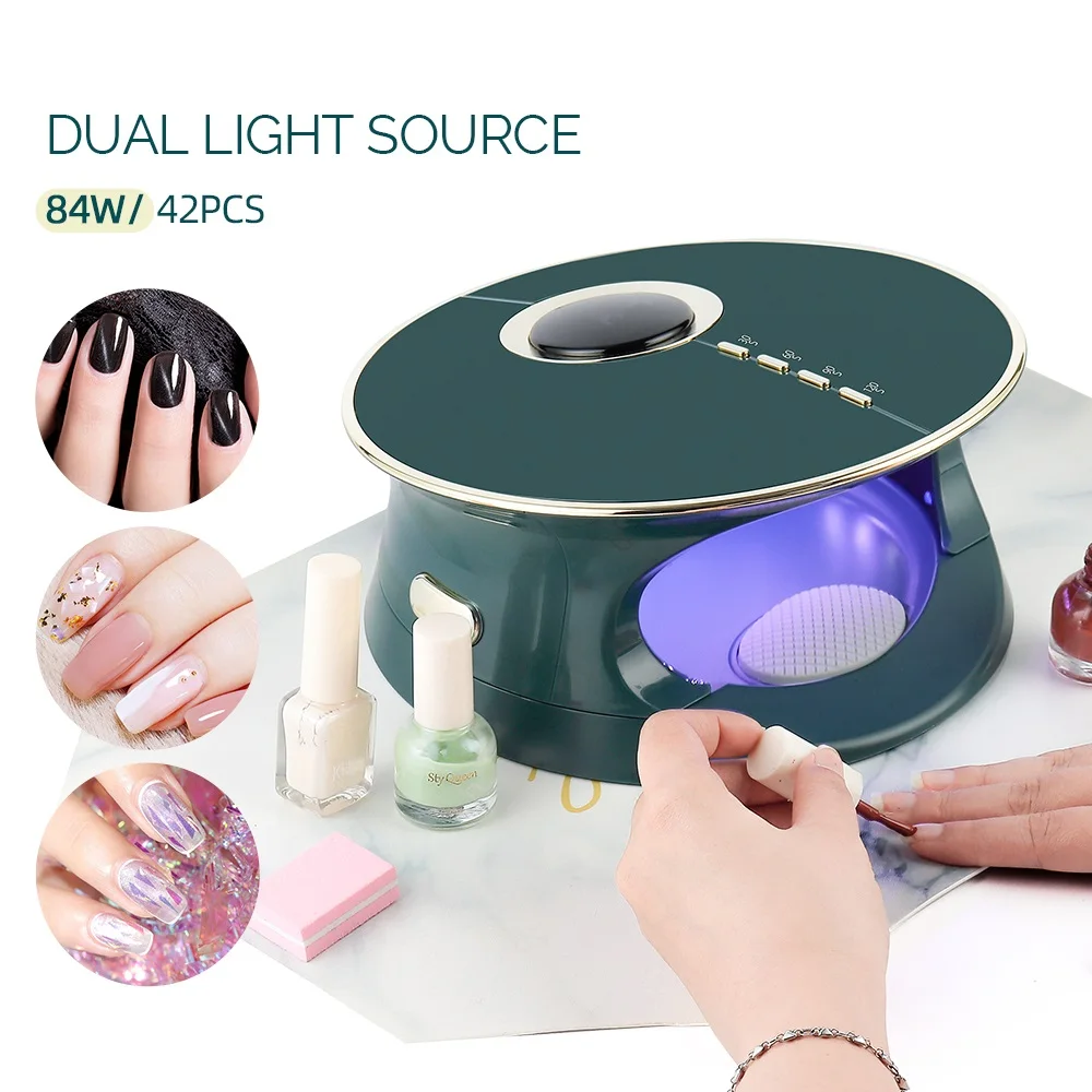 84W UV LED Nail Drying Lamp Gel Polish Quick Dryer Manicure Nail Lamp Art Salon Equipment With Smart Sensor Manicure Tools
84W UV LED Nail Drying Lamp Gel Polish Quick Dryer Manicure Nail Lamp Art Salon Equipment With Smart Sensor Manicure Tools