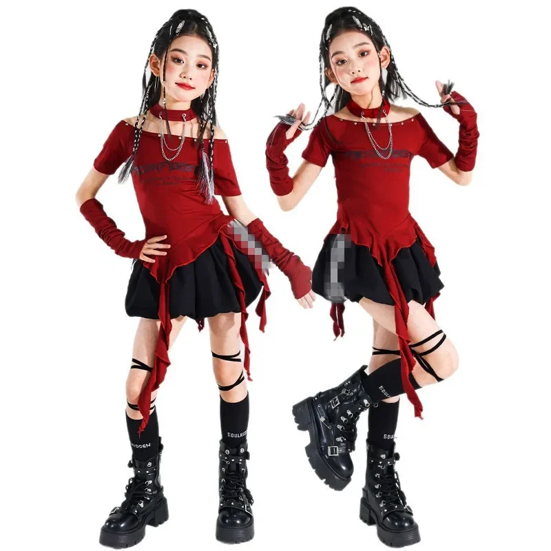 Girls K-pop Fashion Long Sleeve Top Dance Baggy Pants Cool Hip Hop Clothes Sets Group Streetwear Jazz Cool Stage Show Costume
Girls K-pop Fashion Long Sleeve Top Dance Baggy Pants Cool Hip Hop Clothes Sets Group Streetwear Jazz Cool Stage Show Costume
