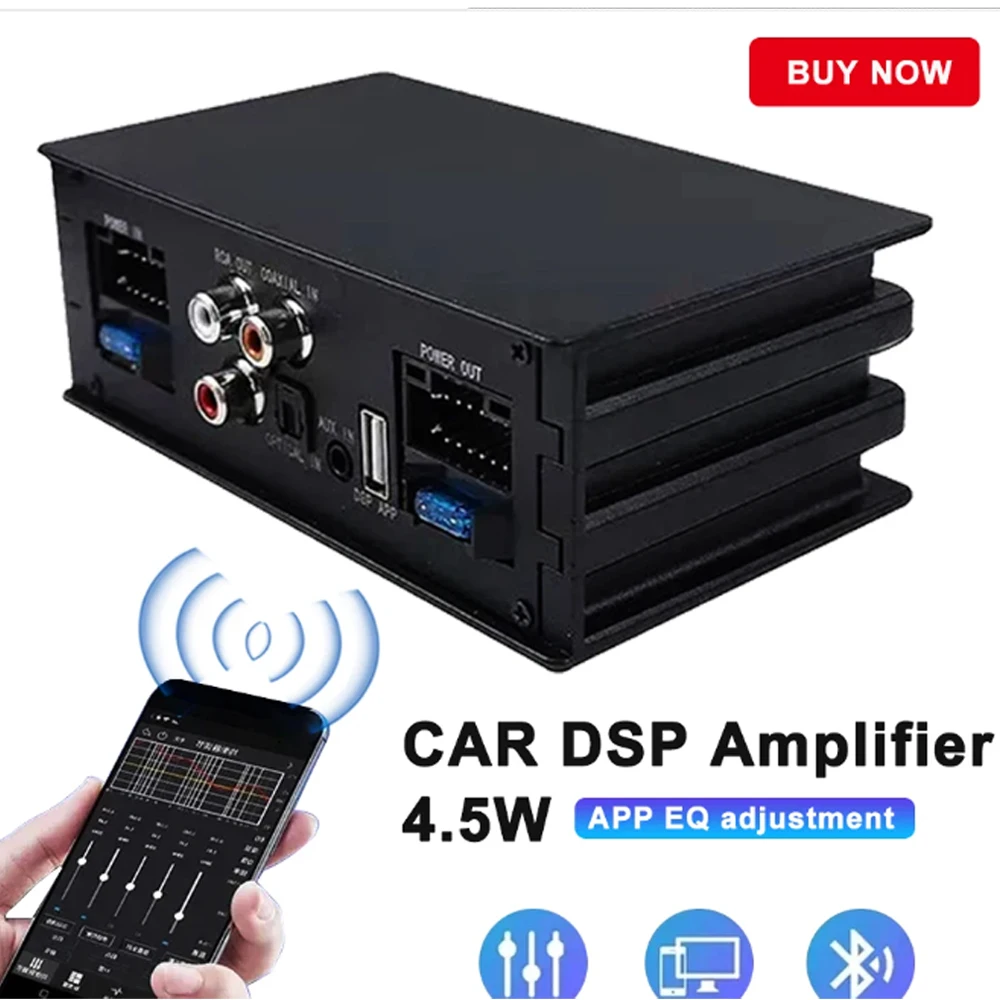 Автомобильный Интеллектуальный мультимедийный плеер, автомобильный DSP усилитель для радио, стерео сабвуфер 4*50 Вт TDA7851 с оптоволоконным входом Pl
Автомобильный Интеллектуальный мультимедийный плеер, автомобильный DSP усилитель для радио, стерео сабвуфер 4*50 Вт TDA7851 с оптоволоконным входом Pl
