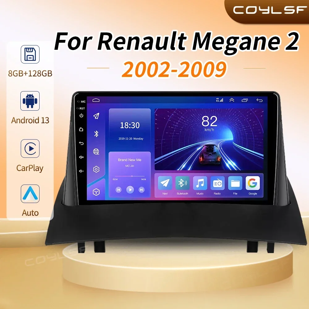 CarPlay Android Auto Car Radio for Renault Megane 2 2002-2009 GPS Car Intelligent Systems Smart Autoradio
CarPlay Android Auto Car Radio for Renault Megane 2 2002-2009 GPS Car Intelligent Systems Smart Autoradio