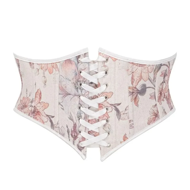 Floral Lace Up Waist Trainer Zipper Underbust Corset for Women Gothic Steampunk
Floral Lace Up Waist Trainer Zipper Underbust Corset for Women Gothic Steampunk