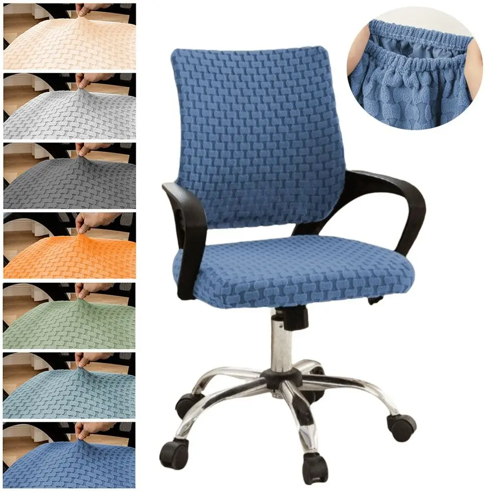 2Pcs/Set Breathable Office Chair Cover Stretchable Removable Chair Seat Slipcovers Anti-dirty High Elastic Chair Protector
2Pcs/Set Breathable Office Chair Cover Stretchable Removable Chair Seat Slipcovers Anti-dirty High Elastic Chair Protector