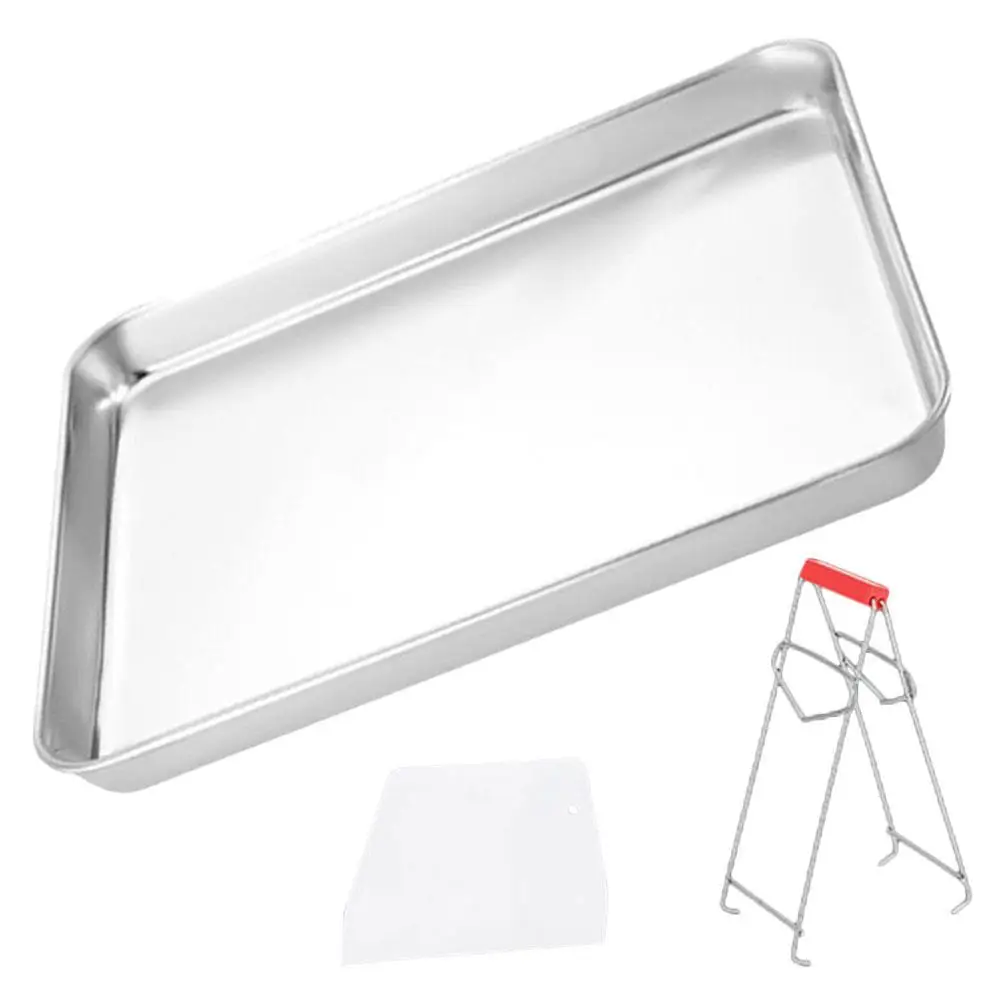 Stainless Steel Steamed Rice Pan Baking Tray for Oven Large Capacity Easy Clean Rectangular Shape Kitchen Tool
Stainless Steel Steamed Rice Pan Baking Tray for Oven Large Capacity Easy Clean Rectangular Shape Kitchen Tool