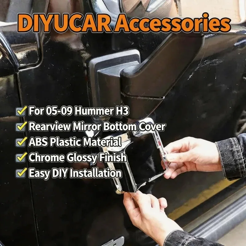 Door Mirror Cover Trim Cap For Hummer H3 2005 2006 2007 2008 2009 ABS Silver Rearview Mirror Bottom Case Exterior Accessories
Door Mirror Cover Trim Cap For Hummer H3 2005 2006 2007 2008 2009 ABS Silver Rearview Mirror Bottom Case Exterior Accessories