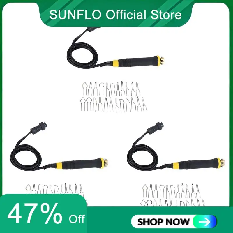 SUNFLO 3Pcs Electrocautery Pen Pyrography Machine Handle Solder Tip 69Pcs For Gourd,Plank,Leather,Bark 
SUNFLO 3Pcs Electrocautery Pen Pyrography Machine Handle Solder Tip 69Pcs For Gourd,Plank,Leather,Bark