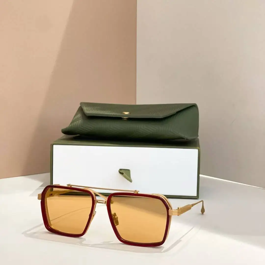 Новая модная тенденция, роскошные винтажные солнцезащитные очки AKS-510B, сверхлегкие титановые UV400, ретро, квадратный стиль пилота, унисекс, 3A+, высокое качество
Новая модная тенденция, роскошные винтажные солнцезащитные очки AKS-510B, сверхлегкие титановые UV400, ретро, квадратный стиль пилота, унисекс, 3A+, высокое качество