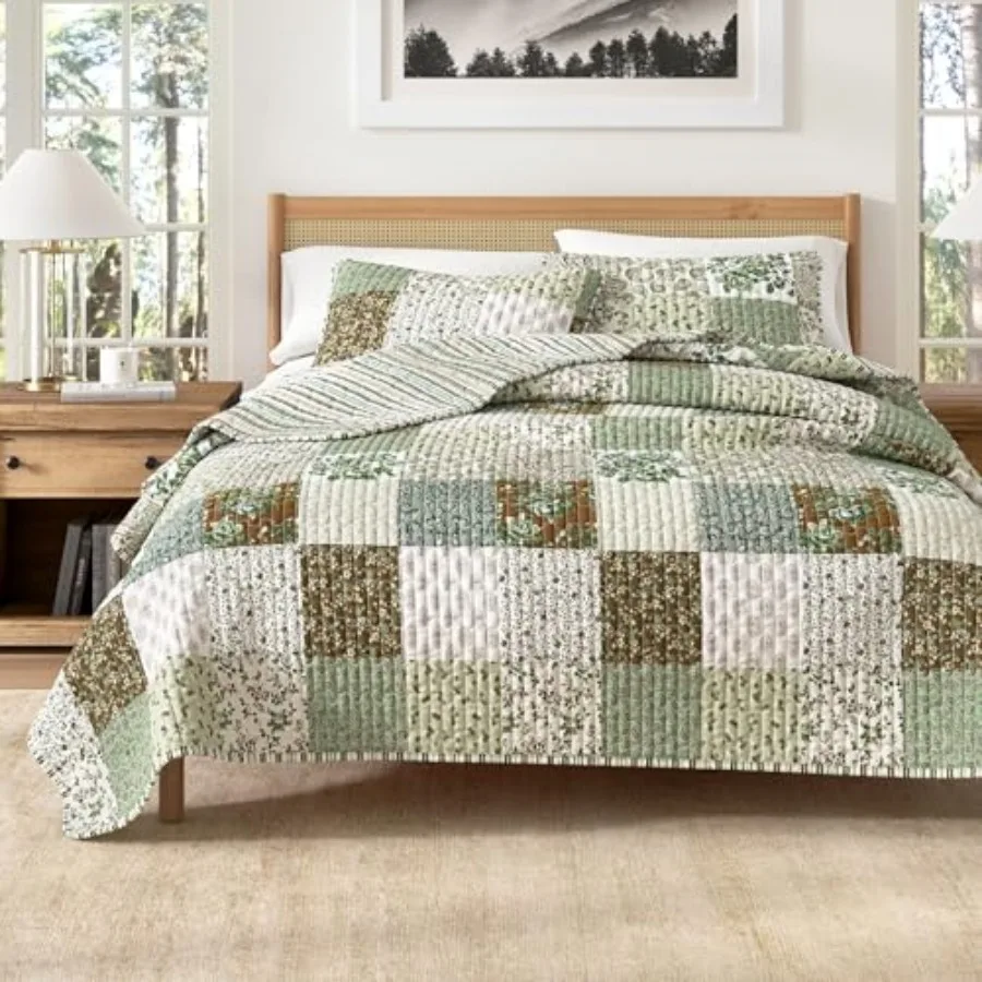 Lodge Quilt Set - 3-Piece Size Rustic Bedding Set - Lightweight All-Season Reversible Bedspread
Lodge Quilt Set - 3-Piece Size Rustic Bedding Set - Lightweight All-Season Reversible Bedspread